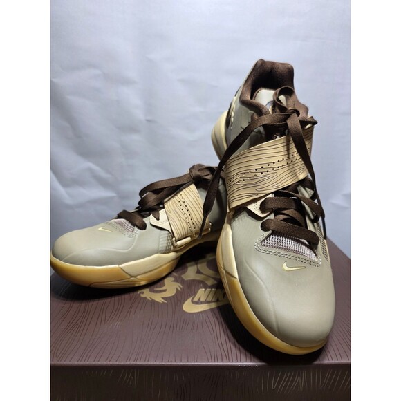 Nike KD 4 Year of the Dragon 2.0 Khaki Red Mens 7 FJ4189-200 OG Box EUC READ main image 5